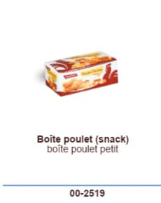Boîte poulet (snack)