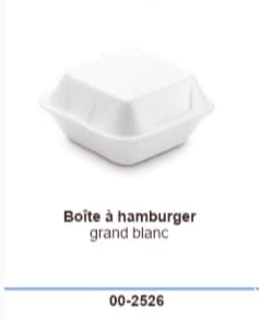 Boîte à hamburger